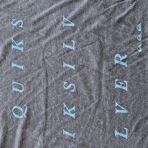 Quicksilver Graphic T-shirt Dark Gray Size Medium Vintage